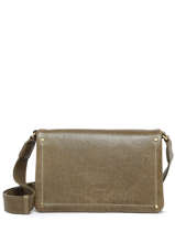Cross Body Tas Boston Leder Basilic pepper Groen boston BBOS02